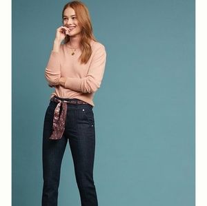 Anthropologie High-Rise Slim Straight Jeans